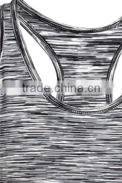 Wholesale Custom Lycra Ladies Singlet Women Sexy Yoga Fitness Tank Top photo-3