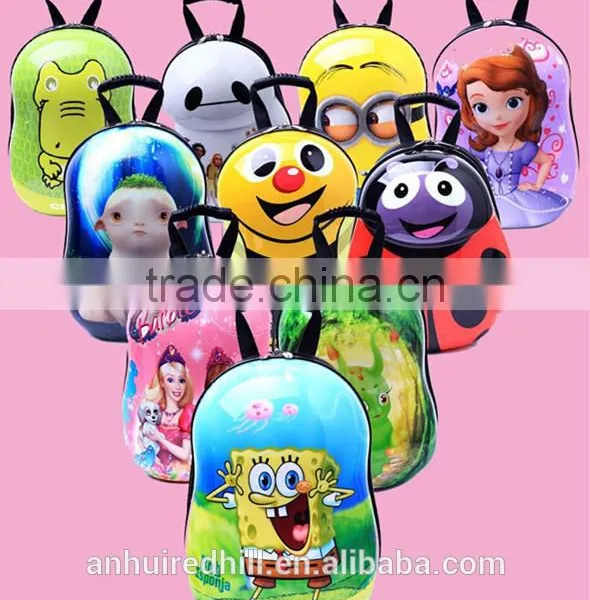 R1876H 2017 3D Innovation Kid Backpack ABS Eggshell Cartoon School Bag for Kids Comic Backpack photo-5