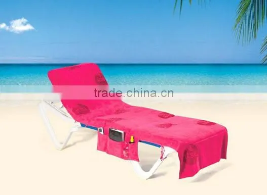 100% Microfiber Printed Beach Chair Cover photo-2
