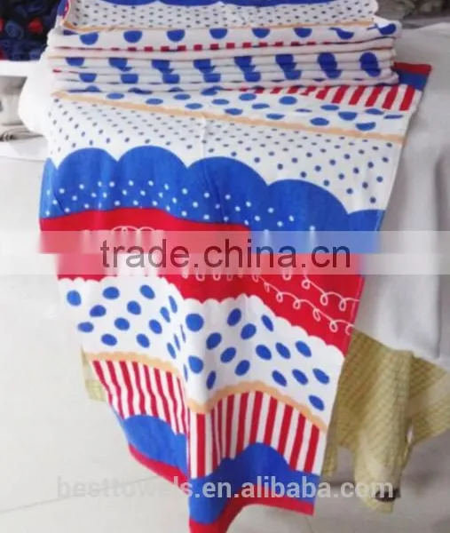 China Supplier Hot Selling 100%cotton Printed Beach Games Beach Towel