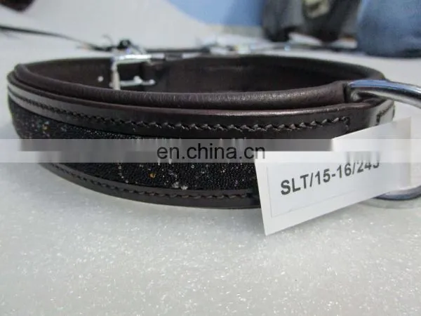 Dog Collar With Lead Clinchers Crystal