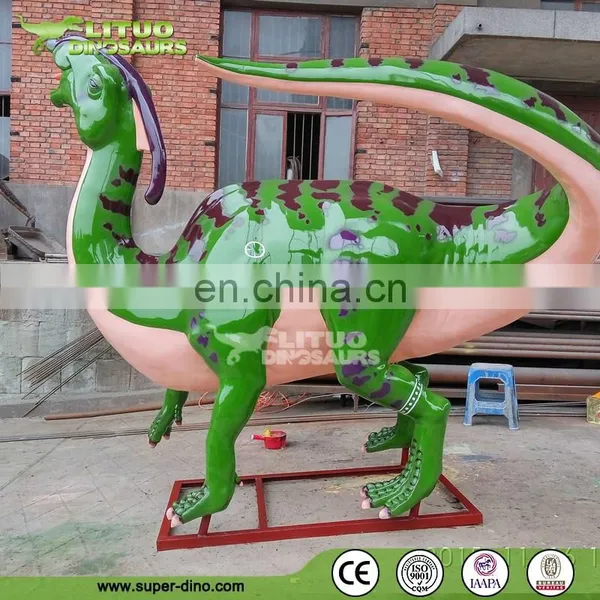 Outdoor Decoration Fiberglass Playground Dinosaur photo-2