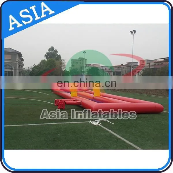 100m Dual Lanes Airtight Inflatable Water Slip n Slide The City / Slip Slide / Belly Slide photo-2