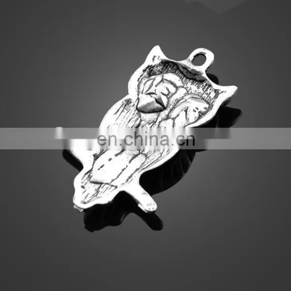 Wholesale Animal Owl Shape Pendant Alloy Pendant Key Chain Accessories photo-5