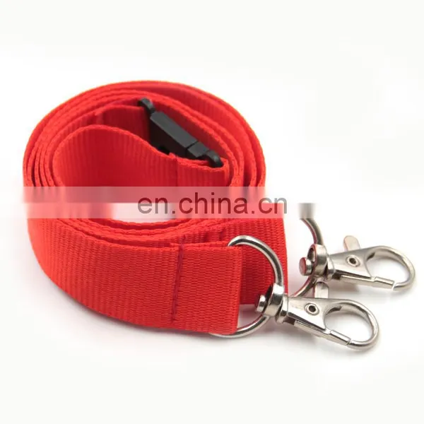 Woven Style Bulk Bottom Price Polyester Blank Lanyard With Accessories photo-4
