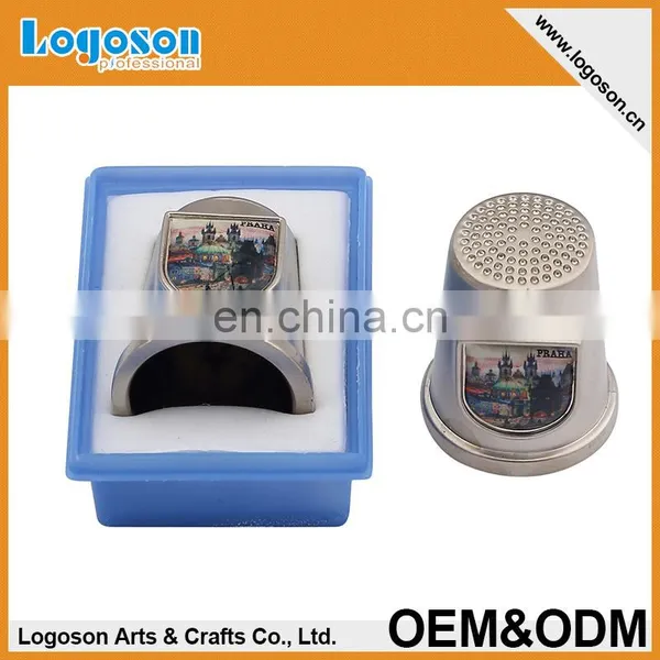 Newest Embossed Souvenir Custom Copper Thimbles photo-2