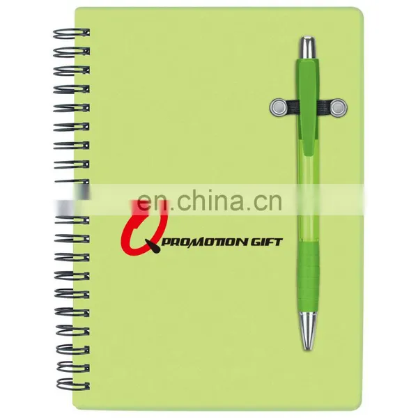 Pen Buddy Spiral 70sheet Lined Notebook Set With Ball Pen and Translucent Color Cover photo-2