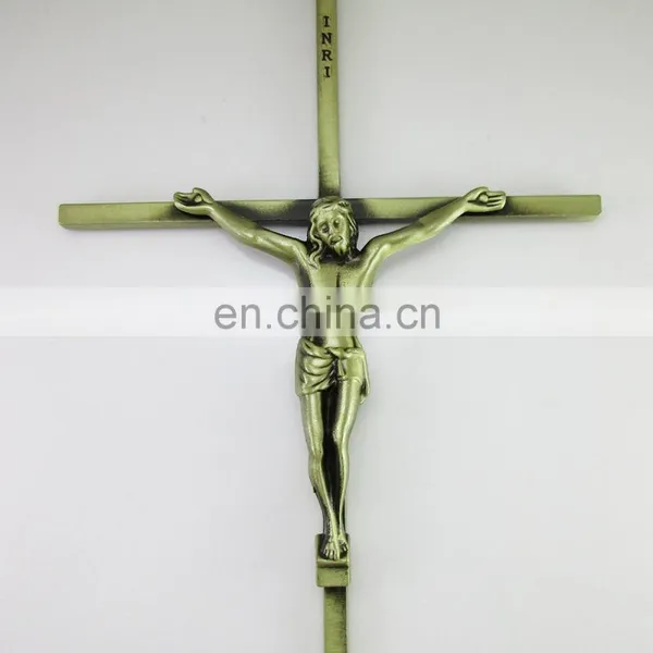 10 Inches Bronze Big Saint Benedict Crucifix Wall Cross photo-2