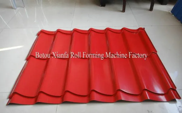 Color Steel Sheet Standard Roof Glazed Tile Forming Machine photo-5