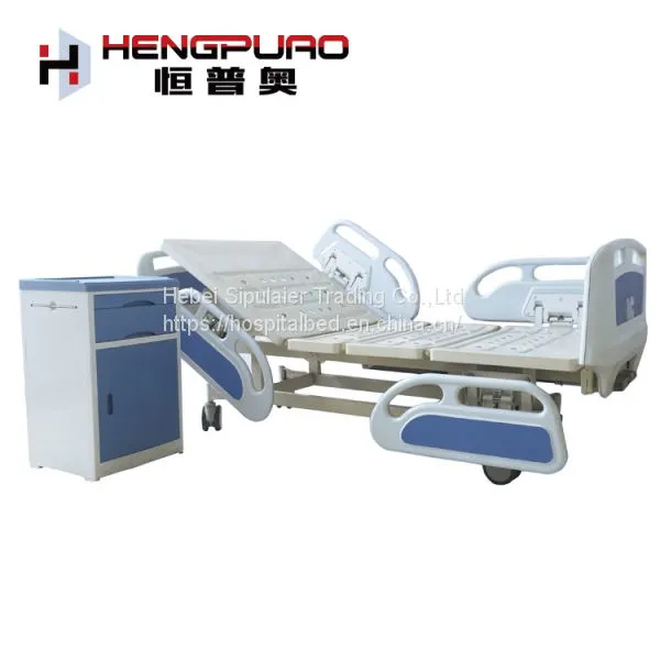 Cheap Two Function Hospital Equipment Elderly Use Medical Bed With Wheel photo-3