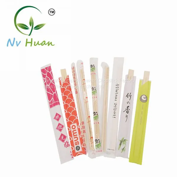 Bamboo Chopstick Disposable Round Chopstick 4.5mm Opp Wrap