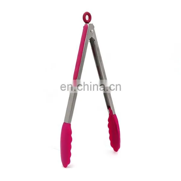 Heat Resistant Kitchenware BBQ Silicone Tongs for Cooking photo-4