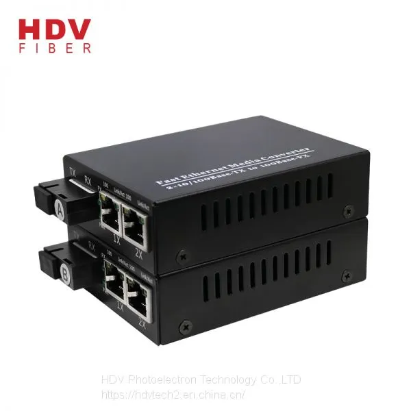 China OEM Single Fiber Ports 2 Rj45 Ports SFP Media Converter photo-2