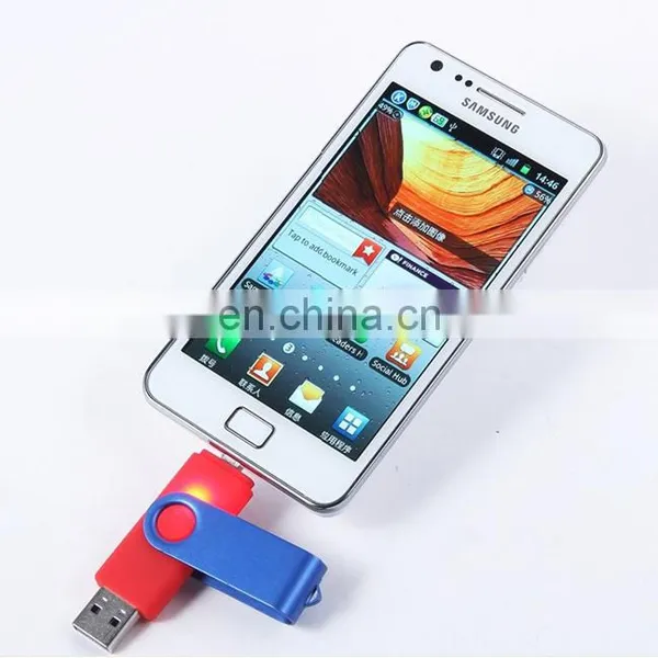 Cheap Colourful Promotion Gift OTG USB 2.0 Swivel USB Flash Drive USB Flash Drive photo-2