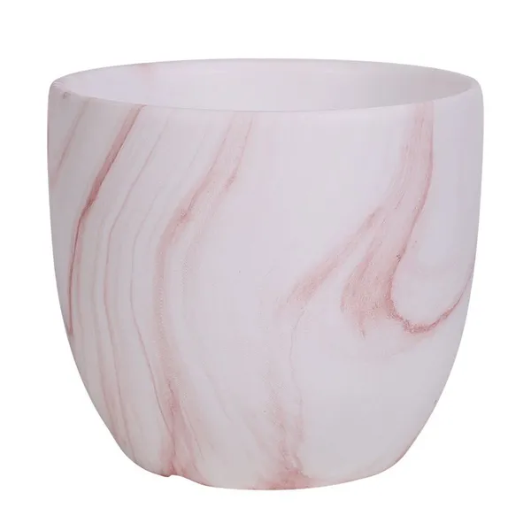 Marble Apple Nordic Style Popular Fashion Delicate Ceramic Flower Pot For Home Garden photo-5
