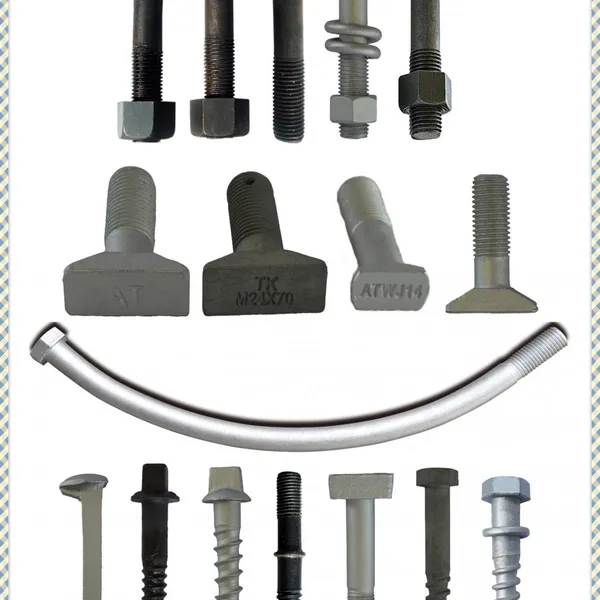 Rail Bolts, Fish Bolts, Track Bolts, Anchor Bolts, Rail Spikes, Cut Track Spikes, Joint Bolts for Railway