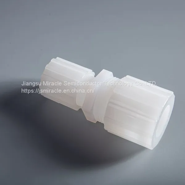 Superior Corrosion Resistance Transparent PFA Fitting For Chemical Anticorrosion PFA Straight Union Reducer photo-3