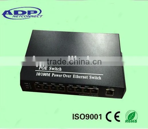 8 Port POE Switch 10/100M POE Managed Optical Fiber Ethernet Switch photo-2