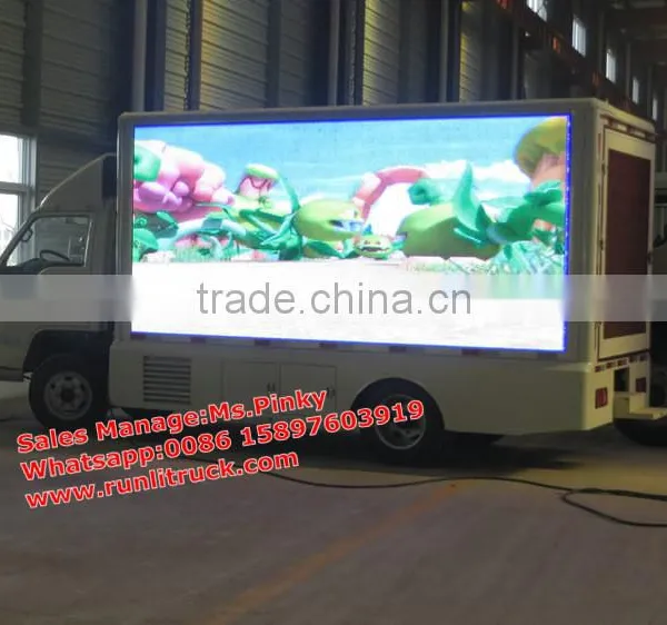 HOWO 6Wheels MiNI LED Trucks, Out Door Mobile LED Advertising Truck P10, P8, P6 LED Screen on Sales photo-5