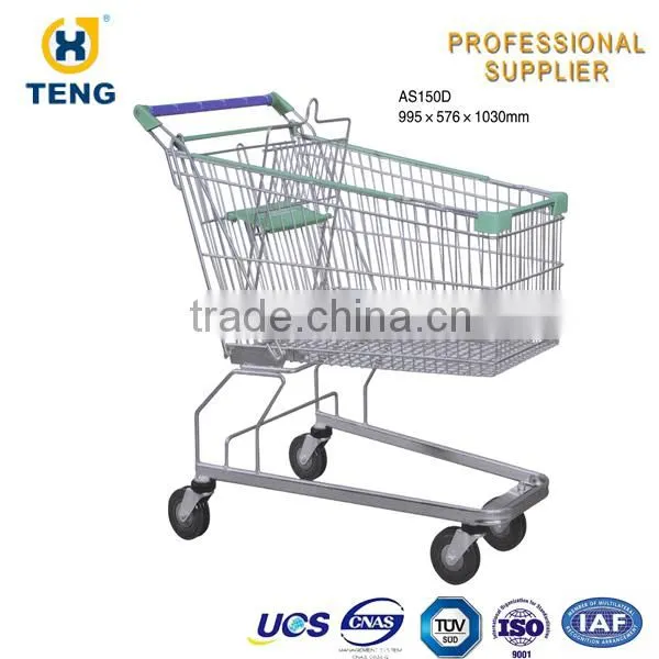 Shopping Trolley Coin Lock Collapsible Shopping Trolley With Seat photo-4