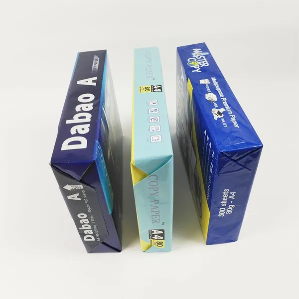 China Factory 100% Virgin Wood Pulp 105 Brightness A4 White Printer Photo DOUBLE A4 Paper 70GSM 80GSM 500 Sheets A4 Office Paper MAIL+daisy@sdzlzy.com
