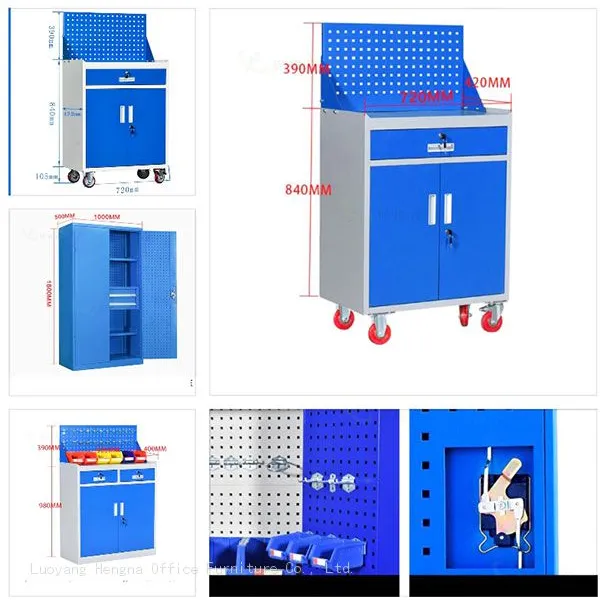 ZG-051 Industrial Steel Tool Cabinet on Wheels With Adjustable Shelves| Convenient, Multi-Functional Tool Storage for Garage photo-2