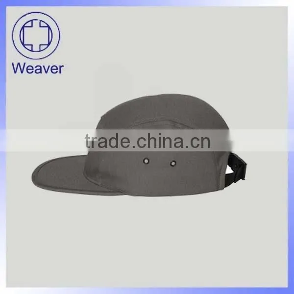 Distressed Cutom Blank 5 Panel Cap / Wholesale Cotton Custom Blank Camp Cap photo-6