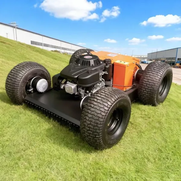 Remote Control 4WD Bush Trimmer China Manufacturer Factory Direct Sales Remote Controlled Cutting Grass Machine