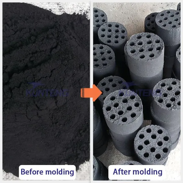 Energy Saving Hexagonal Charcoal Forming Machine Porous Honeycomb Coal Stamping Machine EPC photo-4