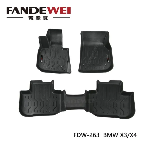 Use for BMW X3 Odorles 3D Auto Carpet Car Floor Mat Luxury Carpet Easy to Clean Anti-slip Makers Custom All Weather Zero Formaldehyde Waterproof photo-3