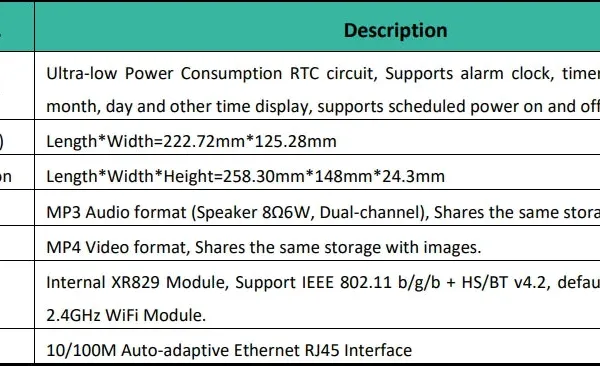 10.1″ Open Frame Android Panel PC A133P – Embedded Industrial Platform photo-3