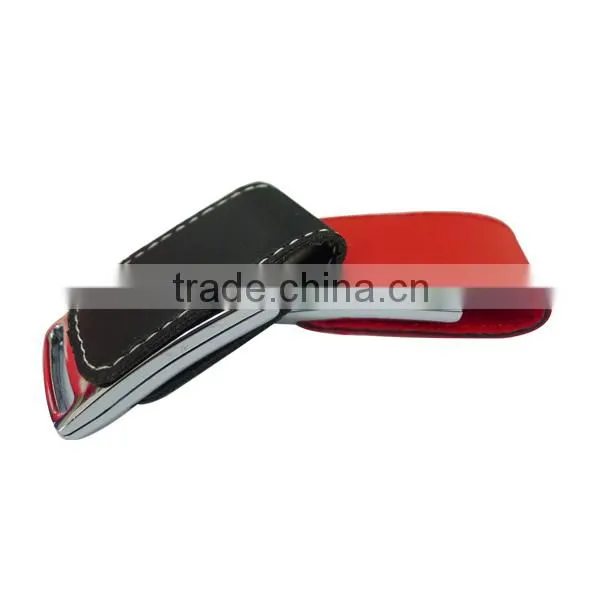 OME Embossed Leather Usb Flash Drive 64gb Logo Printing photo-3