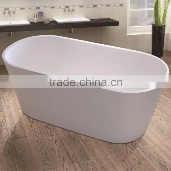 Oval Shaped Acrylic Comfortable Style Bathtub MBA222 photo-5
