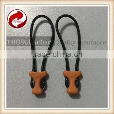 High Quality Best-selling, Highly Eco-friendly Soft Silicone Rope Zippers Slider