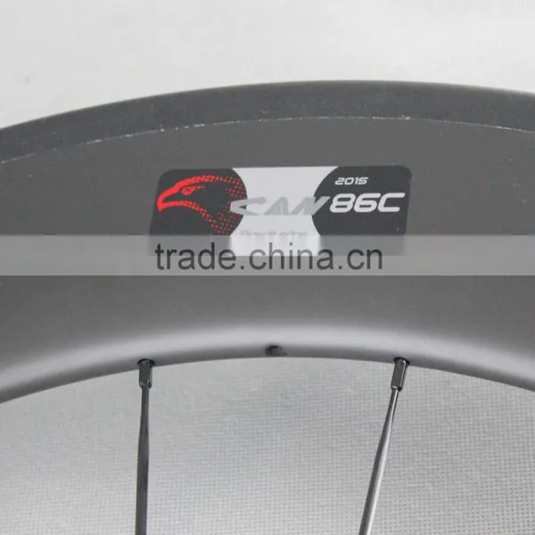 Carbon Clincher Wheelset Road Bicycle Wheel Racing Wheelset 86c With New R13/Novatec Hub photo-2