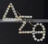 2016 Vnistar DST Rhinestone Brooch Fun Letter Lapel Made of Alloy Cheap High Quality Wholesale