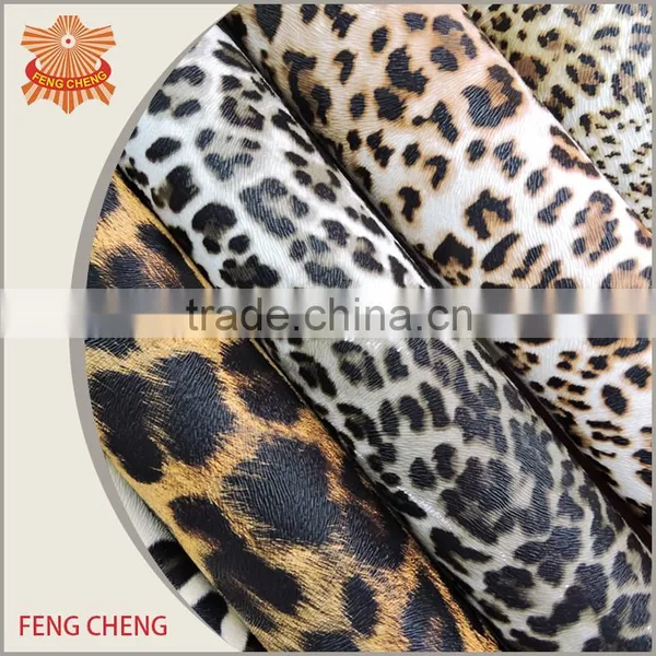 54" Width 0.7mm Thickness Animal Grain Synthetic Leather photo-5