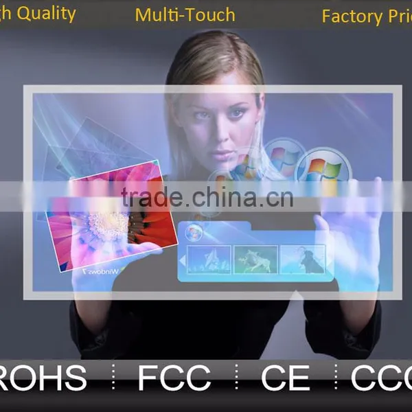 Flexible 21.5 Inch Projected Capacitive Touch Panel,Capacitive Multi Touch Screen Panel 10 Touch Points