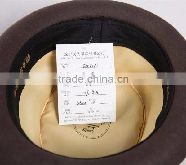 China Men Wool Felt Hats For Wedding photo-3