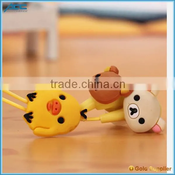 3D PVC Cute Carton Earphone For Kids photo-2