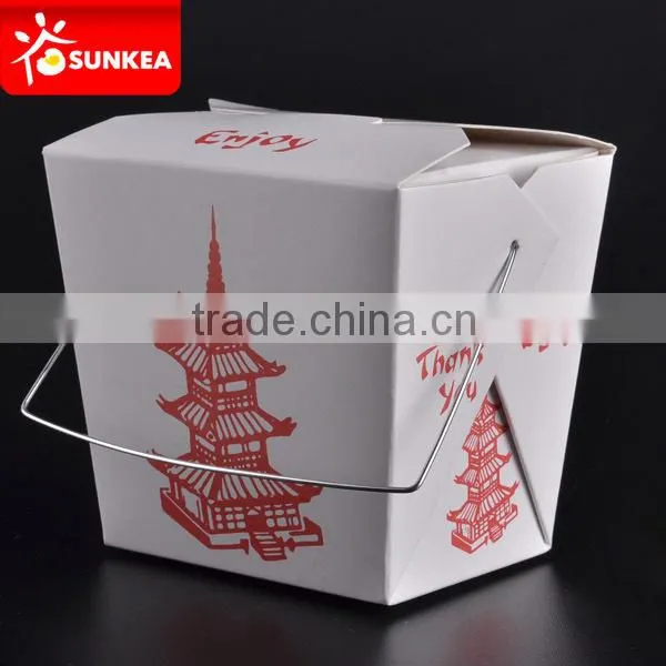 Healthy Fast Food Paper Box With Handle, Food Packaging Container Quality Choice photo-3