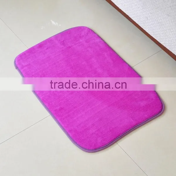Coral Fleece Bathmat Carpet Bathroom Mat With Anti Slip Base photo-4
