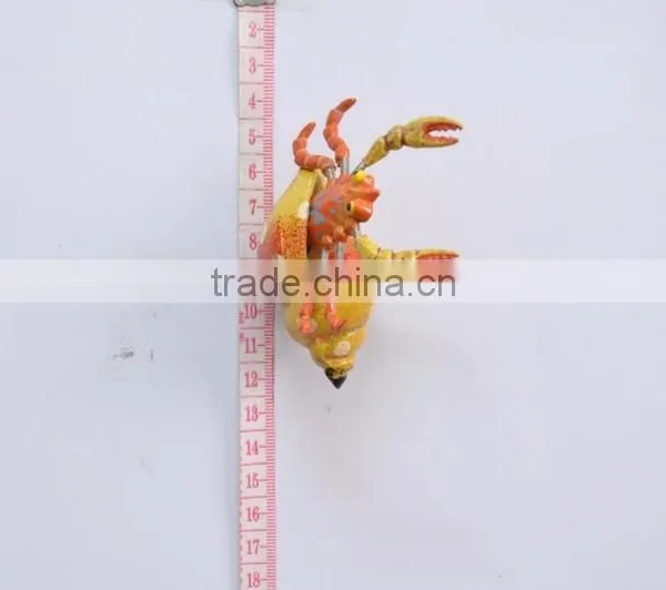 3 Inch Plastic Lobster in Conch Fridge Magnet Sea Shells Souvenir Craft photo-3