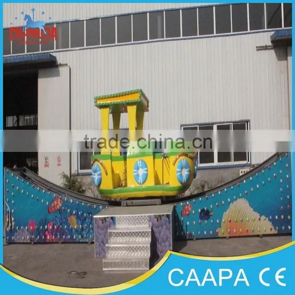 Spinning Boat Games Kids!Children Amusement Park Equipment Disco Coaster Rocking Tug Boat photo-2