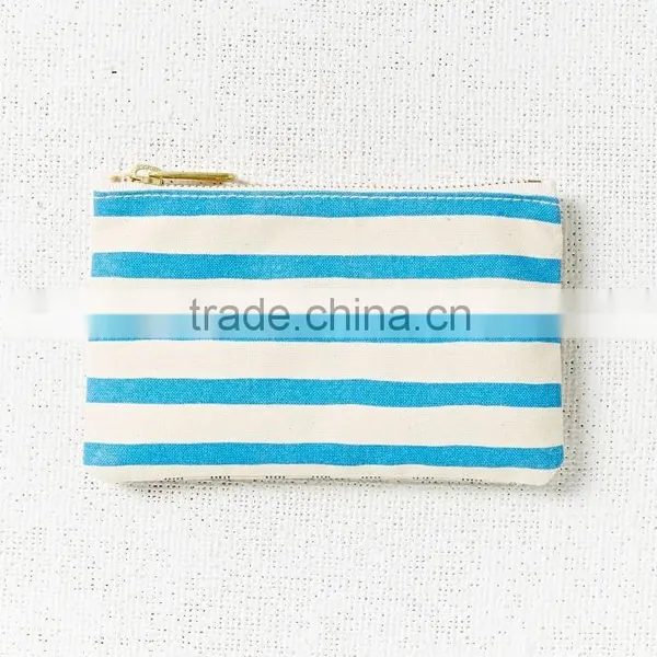 Striped Canvas Makeup Bags photo-3