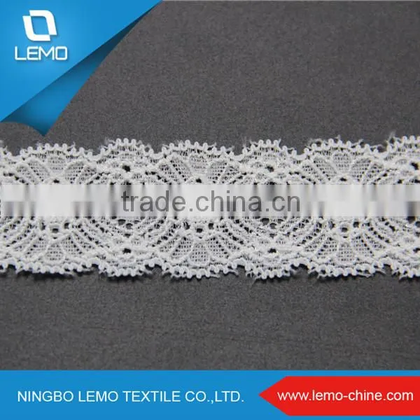 Elastic Tricot Trim Lace for Ladies' Dress
