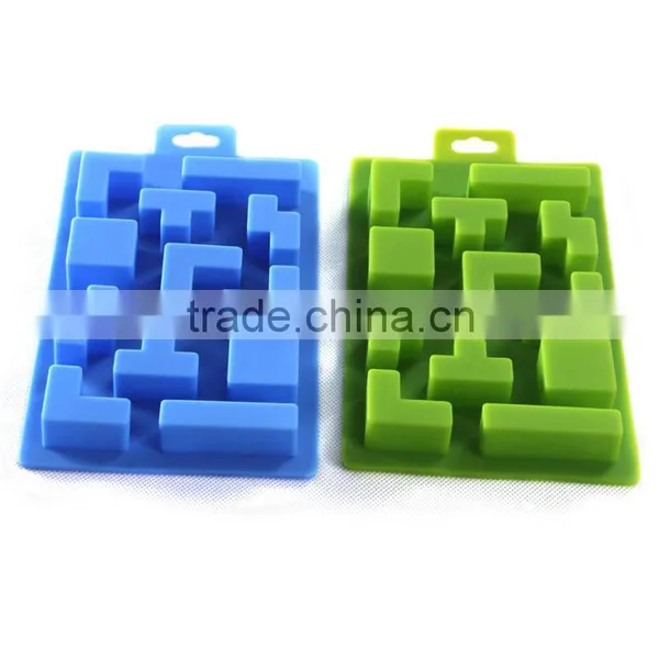 1pcs Game Tetris Ice Bricks Tray Ice Tray Mold Mould Maker Party Silicone Summer Ice Cube Carving Mold Mould Maker photo-3