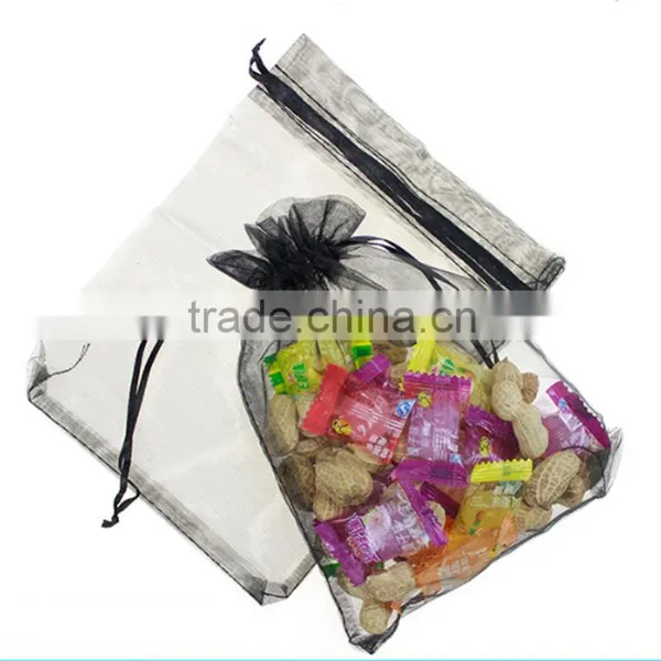 Cheap Small Black Organic Cotton Drawstring Bag Made in China Supplier's Choice photo-3