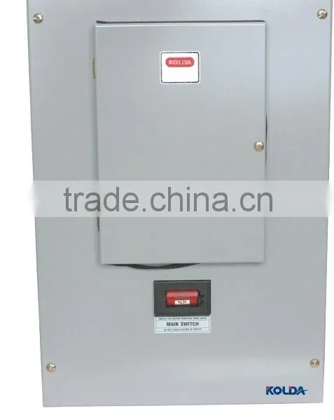panel with switch box