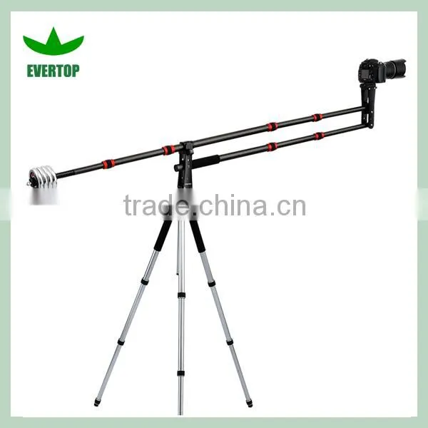 TS-JC01 EVERTOP Portable Mini Carbon Fiber Camera Crane Jib Arm Crane for Photography,Jimmy Jib Crane Only 1.9kg 2m Extention photo-2